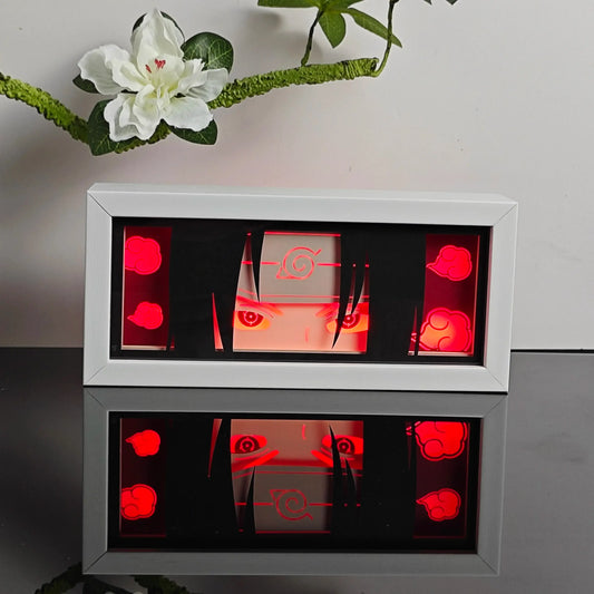 3D Anime motion night light lamp by Novelle Co., showcasing vibrant anime design for bedroom desk decor.