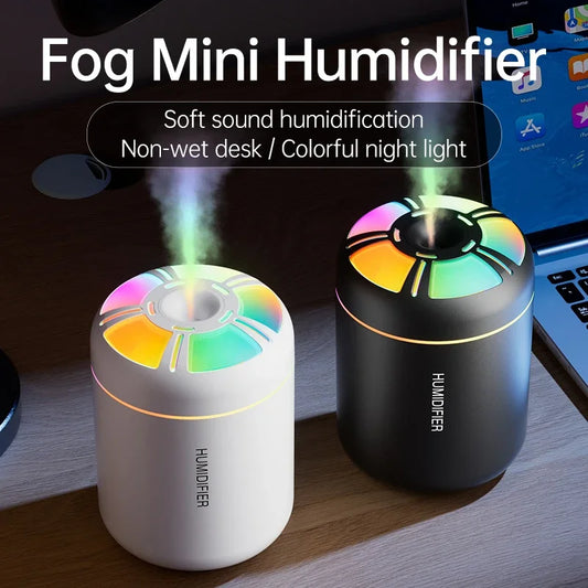 Novelle Co. 180ML mini air humidifier and aroma diffuser in a sleek design, perfect for home or car use.