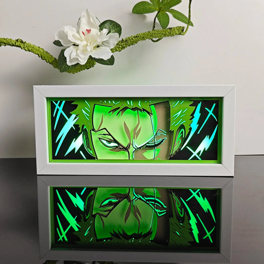 3D anime motion night light by Novelle Co., featuring a laser lamp design, perfect for bedroom desk decor.